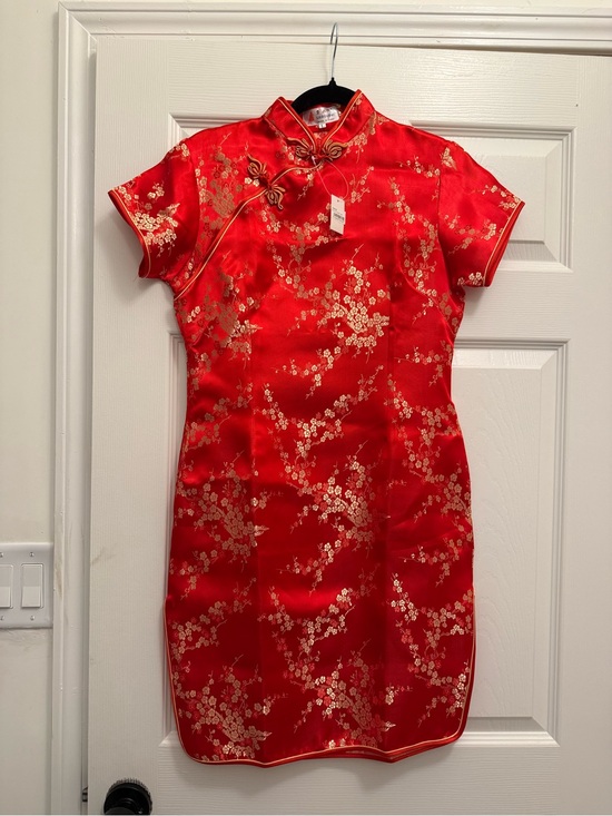 unknown Dresses & Skirts - Red & Gold Qipao